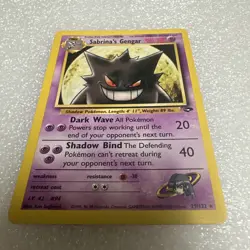 Pokemon TCG Sabrina's Gengar Gym Challenge 29/132 Non-Holo Rare - Image 1