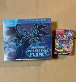 Pokemon 1 Phantasmal Flames ETB & 1 Phantasmal Flames Booster Bundle - Image 1