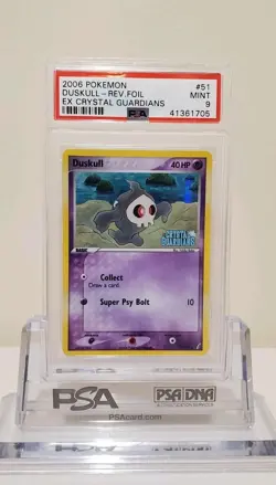 Pokemon TCG 2006 Crystal Guardians duskull reverse #51 PSA 9 Mint - Image 1