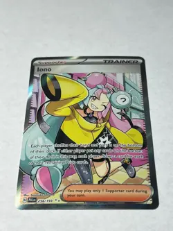 Pokemon TCG Iono 254/193 Sv02: Paldea Evolved Holo Ultra Rare NM - Image 1