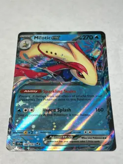 Pokemon TCG Milotic ex 042/191 Sv08: Surging Sparks Holo Double Rare NM - Image 1