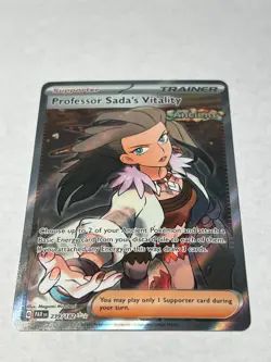 Pokemon TCG Professor Sada's Vitality 239/182 Sv04: Paradox Rift Holo Ultra Rare - Image 1