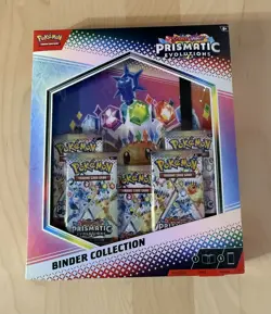 Pokemon Prismatic Evolutions Scarlet and Violet Binder Collection SEALED - Image 1