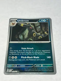 Pokemon TCG Umbreon 059/131 Poke Ball Pattern Prismatic Evolutions Holo NM - Image 1