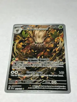 Pokemon TCG Shiftry 163/162 Sv05: Temporal Forces Holo Illustration Rare NM - Image 1