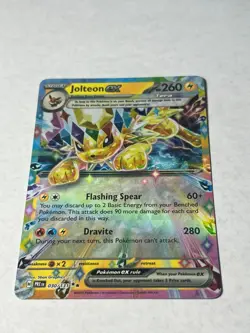 Pokemon TCG Jolteon ex 030/131 Prismatic Evolutions Holo Double Rare NM - Image 1