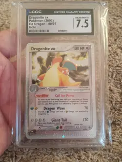 2003 Pokemon Dragonite ex Dragon 90/97 CGC 7.5 Near Mint+ - Image 1