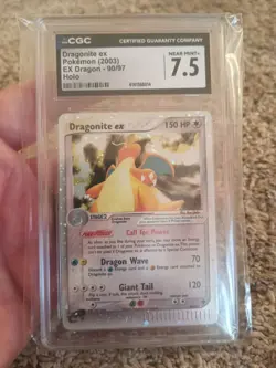 2003 Pokemon Dragonite ex Dragon 90/97 CGC 7.5 Near Mint+ - Image 3