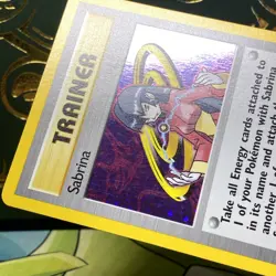 Pokemon 2001 1st Edition Gym Challenge Holo Sabrina 20/132 NM - Image 5