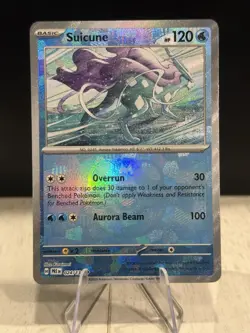 Pokemon TCG: S&V Prismatic Evolutions - Suicune Master Ball UC 024/131 - NM+ - Image 1