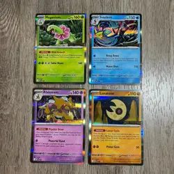Mega Evolution Meganium | Inteleon | Alakazam | Lunatone STAMPED Promo MEP 001-4 - Image 1