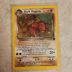 Pokemon Team Rocket Dark Dugtrio Holo Rare 6/82 50 HP Unlimited - Image 1