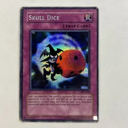 Yugioh Skull Dice EDS-003 Parallel Secret Rare HP - Image 1