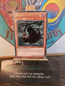 LOB-EN071 Reaper of the Cards Rare 25th Anniversary Edition Mint YuGiOh - Image 1