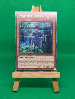 MP23-EN255 Exosister Sophia Prismatic Secret Rare 1st Ed Yu-Gi-Oh! - Image 1