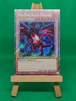 Yu Gi Oh - RA04-EN109 Red-Eyes Black Dragon - Platinum Secret Rare - Image 1