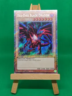 Yu Gi Oh - RA04-EN109 Red-Eyes Black Dragon - Platinum Secret Rare - Image 2