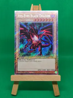 Yu Gi Oh - RA04-EN109 Red-Eyes Black Dragon - Platinum Secret Rare - Image 4
