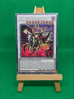 MP23-EN187 Black-Winged Assault Dragon Prismatic Secret Rare 1st Edition YuGiOh - Image 1