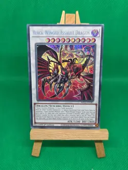 MP23-EN187 Black-Winged Assault Dragon Prismatic Secret Rare 1st Edition YuGiOh - Image 4