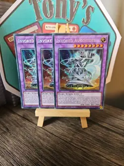 3 X Invoked Augoeides - MP21-EN064 - Prismatic Secret Rare - 1st Ed - YuGiOh - Image 1