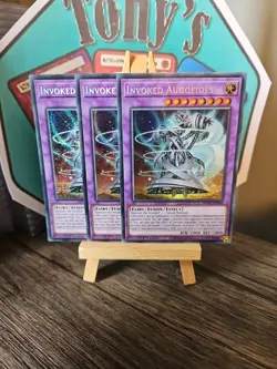 3 X Invoked Augoeides - MP21-EN064 - Prismatic Secret Rare - 1st Ed - YuGiOh - Image 2