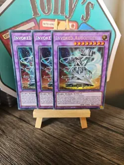 3 X Invoked Augoeides - MP21-EN064 - Prismatic Secret Rare - 1st Ed - YuGiOh - Image 3