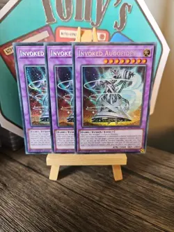 3 X Invoked Augoeides - MP21-EN064 - Prismatic Secret Rare - 1st Ed - YuGiOh - Image 4