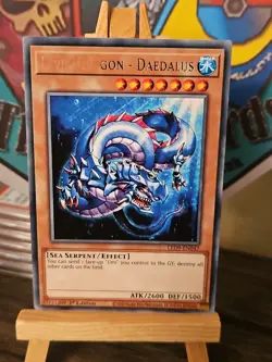 YUGIOH MISPRINT MISSING PART NAME Levia-Dragon - Daedalus LED9-EN047 Rare - Image 2