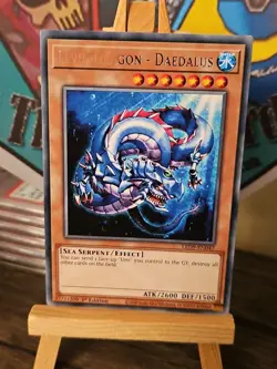 YUGIOH MISPRINT MISSING PART NAME Levia-Dragon - Daedalus LED9-EN047 Rare - Image 5