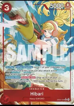 Hibari (EB03-008 R) ALT ART - One Piece (NM) ENGLISH - Image 1
