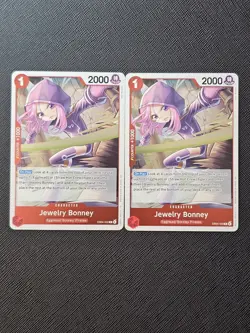 JEWELRY BONNEY EB04-002 RARE One Piece TCG Adventure on Kami’s Island NM FOIL X2 - Image 1