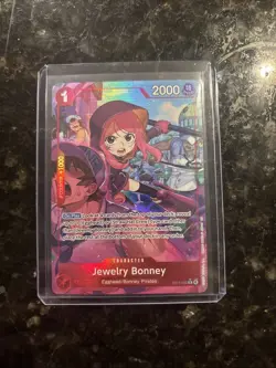 One Piece TCG Jewelry Bonney EB04-002 Alternate Art English - Image 1