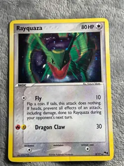 Rayquaza Holo 3/17 POP Series 1 2006 Pokemon Card - Image 1