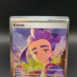Pokemon TCG Kieran Trainer Prismatic Evolutions Card 174/131 Sir - Image 2