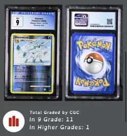 CGC 9 MINT Glaceon 2008 Majestic Dawn 20/100 Reverse Holo Pokemon Card - Image 3