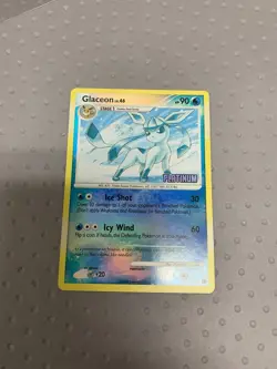 Pokemon Glaceon 20/100 Platinum Stamped Reverse Holo Rare Card ((MP)) - Image 1