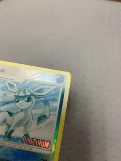 Pokemon Glaceon 20/100 Platinum Stamped Reverse Holo Rare Card ((MP)) - Image 4