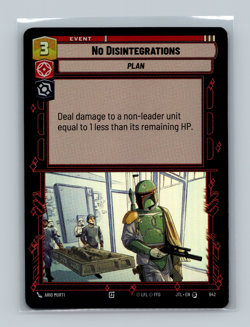 Star Wars Unlimited - No Disintegrations (Foil) (JTL) 642 - Image 1