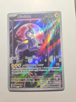 Miraidon 013 Pokemon TCG Scarlet & Violet Full Art Holo Promo Card NM Condition - Image 1