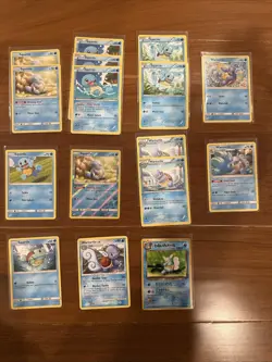 Pokemon Wartortle and Squirtle Lot - Total of 16 cards - Image 1