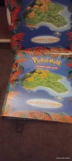 Pokemon Southern Islands COMPLETE SET Binder and all 18 Cards - Image 1