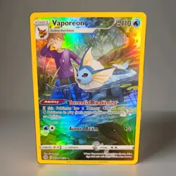 Pokemon TCG Card Vaporeon TG02/TG30 Brilliant Stars Trainer Gallery - NM - Image 1