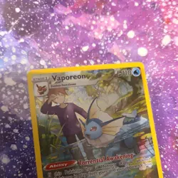 Pokemon TCG Card Vaporeon TG02/TG30 Brilliant Stars Trainer Gallery - NM - Image 4