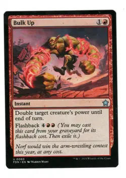 MTG Bulk Up Foundations Magic The Gathering TCG - Image 1