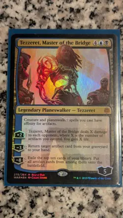 Magic: The Gathering Tezzeret Master of the Bridge Foil Buy-A-Box Mythic - Image 1