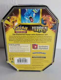 Pokemon TCG Charizard GX Hidden Fates Tin Factory Sealed. - Image 2