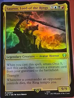 MtG Lord of the Rings: Commander Deck - Elven Council & Hosts of Mordor NEW 195166205052 - Image 2