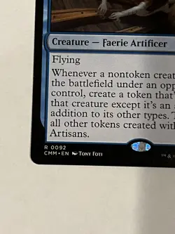MTG Faerie Artisans CMM Normal Rare 92 NM - Image 5