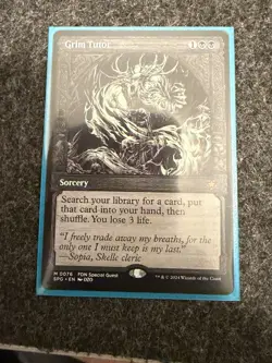 MTG Foundations Grim Tutor 76, NM, Showcase, Regular, Special Guest, Ships Quick - Image 1